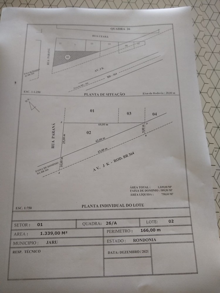 Vende-se terreno na Br 364 Vende-se terreno na Br 364